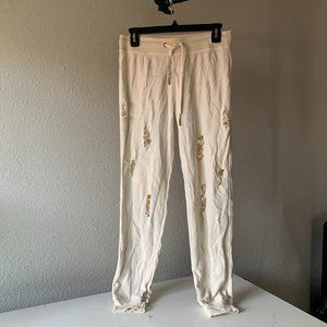 n: Philanthropy Women's Cream Bone Joggers Size S